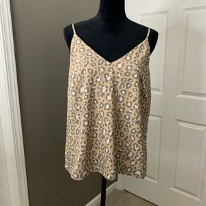 A NEW DAY target leopard cheetah cami tank BNWT
